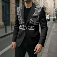 Samoa Traditional Tattoo Blazer Tribal Tatau Pattern LT03 - Polynesian Pride