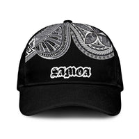 Samoa Traditional Tattoo Classic Cap Tribal Tatau Pattern LT03 Universal Fit Black - Polynesian Pride