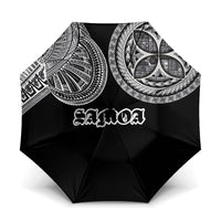 Samoa Traditional Tattoo Umbrella Tribal Tatau Pattern LT03 One Size Folded 11.42 inch Opened Diameter 37.4 inch Black - Polynesian Pride