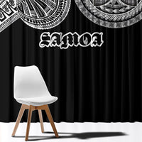 Samoa Traditional Tattoo Window Curtain Tribal Tatau Pattern LT03 - Polynesian Pride