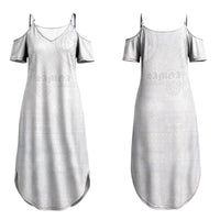 Samoa Lotu Tamaiti Family Matching Summer Maxi Dress and Hawaiian Shirt Tribal Tatau with Siapo Pattern LT03 Mom's Dress White - Polynesian Pride