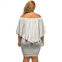 Samoa Lotu Tamaiti Off Shoulder Short Dress Tribal Tatau with Siapo Pattern LT03 - Polynesian Pride