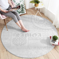 Samoa Lotu Tamaiti Round Carpet Tribal Tatau with Siapo Pattern LT03 - Polynesian Pride