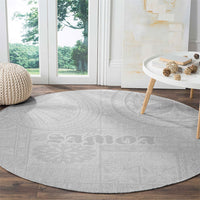 Samoa Lotu Tamaiti Round Carpet Tribal Tatau with Siapo Pattern LT03 - Polynesian Pride