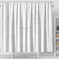 Samoa Lotu Tamaiti Shower Curtain Tribal Tatau with Siapo Pattern LT03 - Polynesian Pride