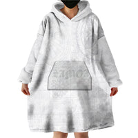 Samoa Lotu Tamaiti Wearable Blanket Hoodie Tribal Tatau with Siapo Pattern LT03 - Polynesian Pride