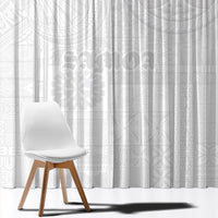Samoa Lotu Tamaiti Window Curtain Tribal Tatau with Siapo Pattern LT03 - Polynesian Pride