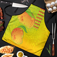 Hawaiian Mango Apron Polynesian Art Pattern and Kakau Tattoo LT03 Yellow - Polynesian Pride