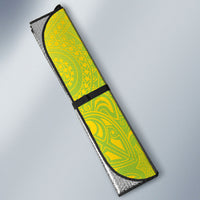 Hawaiian Mango Auto Sun Shade Polynesian Art Pattern and Kakau Tattoo LT03 - Polynesian Pride