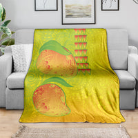 Hawaiian Mango Blanket Polynesian Art Pattern and Kakau Tattoo LT03 - Polynesian Pride