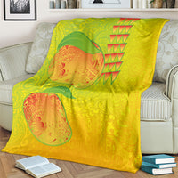 Hawaiian Mango Blanket Polynesian Art Pattern and Kakau Tattoo LT03 - Polynesian Pride