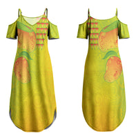 Hawaiian Mango Couples Matching Summer Maxi Dress and Hawaiian Shirt Polynesian Art Pattern and Kakau Tattoo LT03 - Polynesian Pride