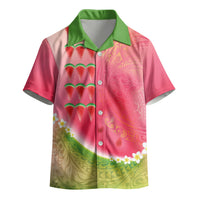 Hawaiian Watermelon Kid Hawaiian Shirt with Kakau Art Tattoo LT03 - Polynesian Pride