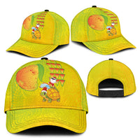 Hawaiian Mango Mele Kalikimaka Classic Cap Santa Claus Surfing with Mango Christmas Turtle LT03 - Polynesian Pride