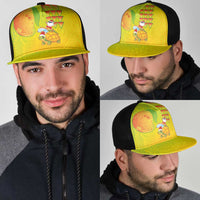 Hawaiian Mango Mele Kalikimaka Mesh Trucker Cap Santa Claus Surfing with Mango Christmas Turtle LT03 - Polynesian Pride