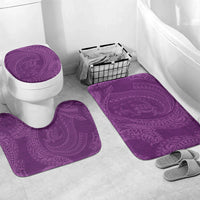 Hawaiian Turtle and Shark Bathroom Set Kakau Tribal with Polynesian Pattern Pink Color LT03 Mat Set Only (3 pcs) One Size Pink - Polynesian Pride