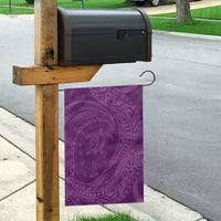 Hawaiian Turtle and Shark Garden Flag Kakau Tribal with Polynesian Pattern Pink Color LT03 - Polynesian Pride