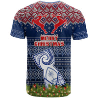 Guam Christmas T Shirt Chamorro Guam Tattoos Beautiful Merry Xmas Snowflake LT03 - Polynesian Pride
