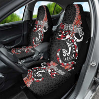 Aotearoa Toitu Te Tiriti Car Seat Cover Maori Taniwha Haka - Honour the Treaty LT03
