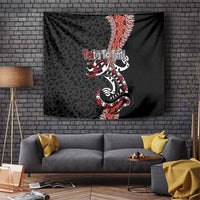 Aotearoa Toitu Te Tiriti Tapestry Maori Taniwha Haka - Honour the Treaty LT03