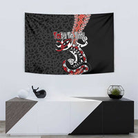 Aotearoa Toitu Te Tiriti Tapestry Maori Taniwha Haka - Honour the Treaty LT03