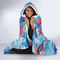 Hawaiian Dolphin Love Couple - Ocean Heart Hooded Blanket LT03 - Polynesian Pride