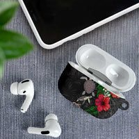 Hawaiian Tropical Plants and Turtles AirPods Case Polynesian Art Motifs LT03 - Polynesian Pride