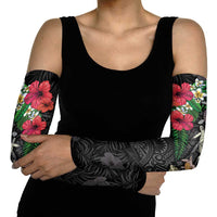 Hawaiian Tropical Plants and Turtles Arm Sleeves Polynesian Art Motifs LT03 - Polynesian Pride