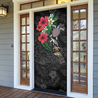 Hawaiian Tropical Plants and Turtles Door Cover Polynesian Art Motifs LT03 - Polynesian Pride