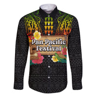 Hawaii Pan-Pacific Festival Family Matching Short Sleeve Bodycon Dress and Hawaiian Shirt Hawaiian Elements and Polynesian Tattoo