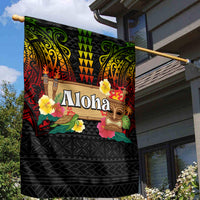 Hawaiian Elements and Polynesian Tattoo Garden Flag LT03 - Polynesian Pride