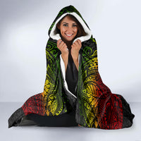 Hawaiian Elements and Polynesian Tattoo Hooded Blanket LT03 - Polynesian Pride