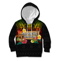 Hawaii Pan-Pacific Festival Kid Hoodie Hawaiian Elements and Polynesian Tattoo