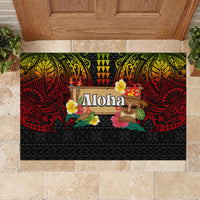 Hawaiian Elements and Polynesian Tattoo Rubber Doormat LT03 - Polynesian Pride
