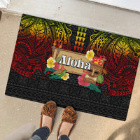 Hawaiian Elements and Polynesian Tattoo Rubber Doormat LT03 - Polynesian Pride