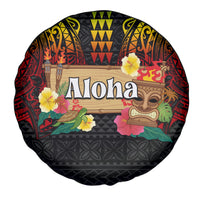 Hawaiian Elements and Polynesian Tattoo Spare Tire Cover LT03 - Polynesian Pride