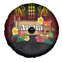 Hawaiian Elements and Polynesian Tattoo Spare Tire Cover LT03 - Polynesian Pride