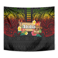 Hawaiian Elements and Polynesian Tattoo Tapestry LT03 - Polynesian Pride