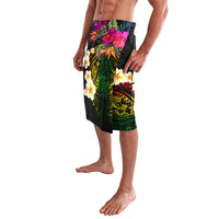 Hawaii Plumeria Lavalava Polynesian Tattoo and Hibiscus LT03 - Polynesian Pride