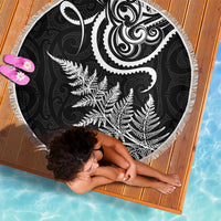 New Zealand Octopus Tattoo and Fern Beach Blanket Maori Pattern LT03 - Polynesian Pride