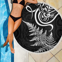 New Zealand Octopus Tattoo and Fern Beach Blanket Maori Pattern LT03 - Polynesian Pride