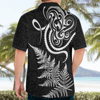 New Zealand Octopus Tattoo and Fern Hawaiian Shirt Maori Pattern LT03 - Polynesian Pride