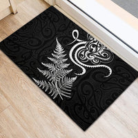 New Zealand Octopus Tattoo and Fern Rubber Doormat Maori Pattern LT03 - Polynesian Pride