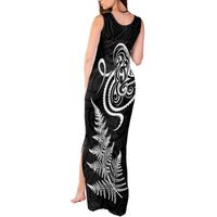New Zealand Octopus Tattoo and Fern Tank Maxi Dress Maori Pattern LT03 - Polynesian Pride
