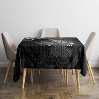 New Zealand Crocodile Tattoo and Fern Tablecloth Maori Pattern LT03 - Polynesian Pride