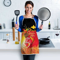 Papua New Guinea Independence Day Apron Happy Anniversary 50th Bird-of-paradise Melanesian Tattoos - Polynesian Pride