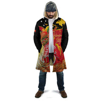 Papua New Guinea Independence Day Cloak Happy Anniversary 50th Bird-of-paradise Melanesian Tattoos - Polynesian Pride