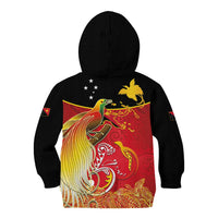 Papua New Guinea Independence Day Kid Hoodie Happy Anniversary 50th Bird-of-paradise Melanesian Tattoos - Polynesian Pride