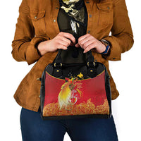 Papua New Guinea Independence Day Shoulder Handbag Happy Anniversary 50th Bird-of-paradise Melanesian Tattoos - Polynesian Pride