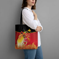 Papua New Guinea Independence Day Tote Bag Happy Anniversary 50th Bird-of-paradise Melanesian Tattoos - Polynesian Pride